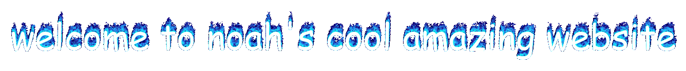 noah's cool site welcomes you